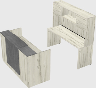 Modular reception desk