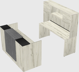 Modular reception desk
