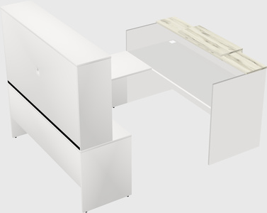 Modular reception desk