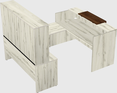 Modular reception desk