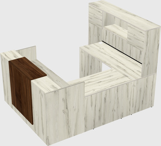 Modular reception desk