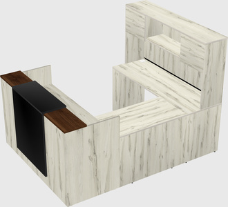 Modular reception desk
