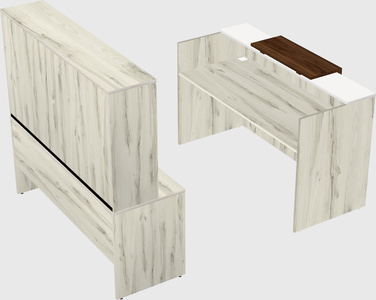 Modular reception desk