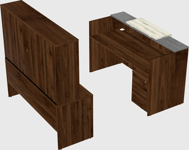 Modular reception desk