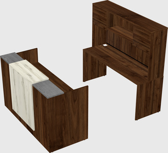 Modular reception desk