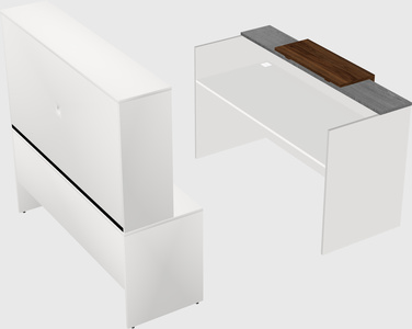 Modular reception desk