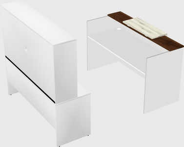 Modular reception desk