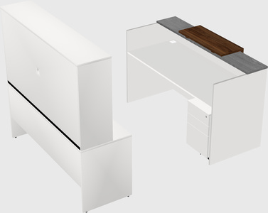 Modular reception desk