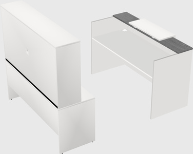 Modular reception desk