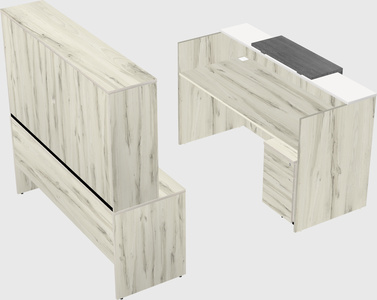 Modular reception desk