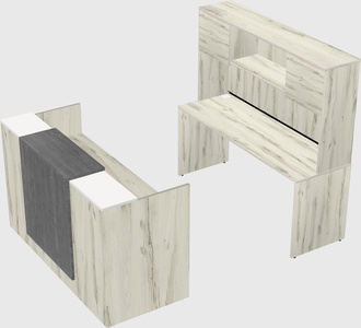 Modular reception desk