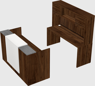 Modular reception desk