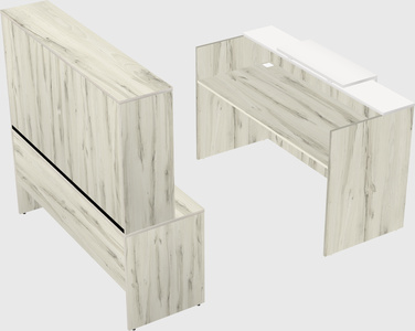 Modular reception desk