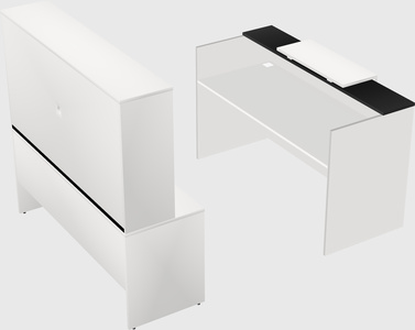 Modular reception desk