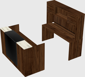 Modular reception desk