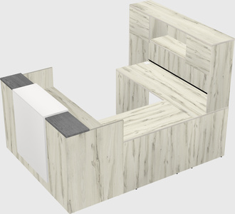 Modular reception desk