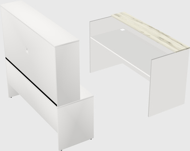 Modular reception desk