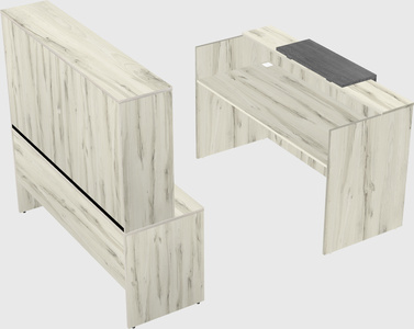 Modular reception desk