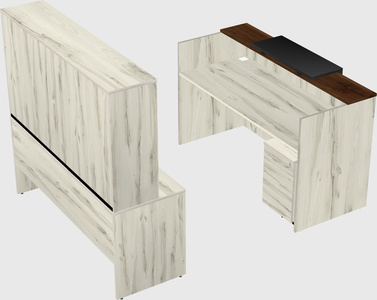 Modular reception desk