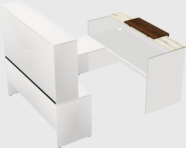 Modular reception desk