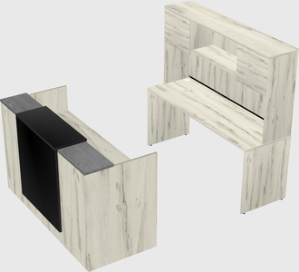 Modular reception desk