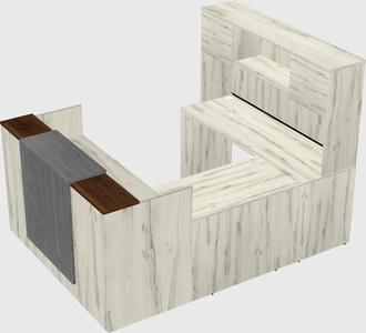 Modular reception desk