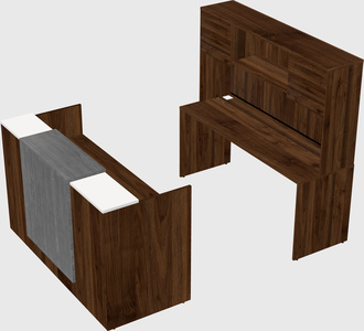 Modular reception desk