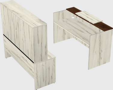 Modular reception desk