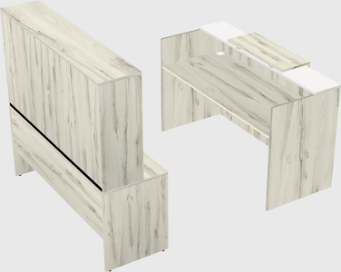 Modular reception desk