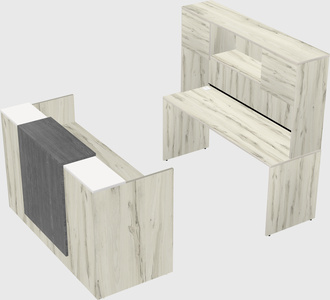 Modular reception desk