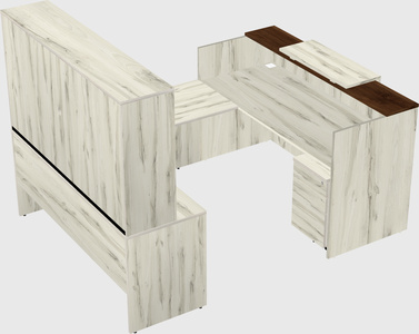 Modular reception desk