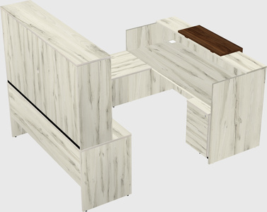 Modular reception desk