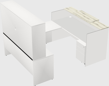 Modular reception desk