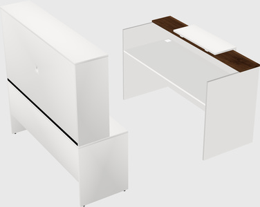 Modular reception desk