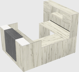 Modular reception desk