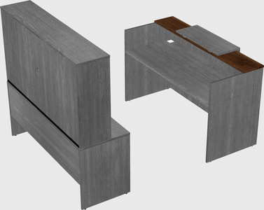 Modular reception desk