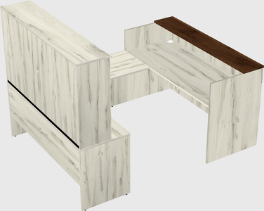 Modular reception desk
