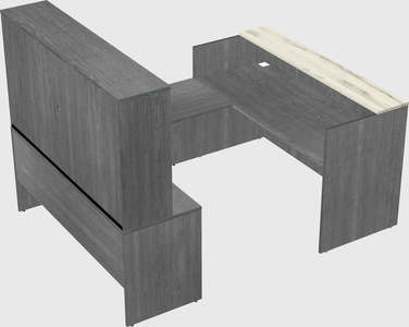 Modular reception desk