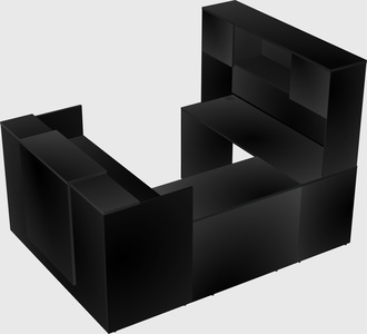 Modular reception desk