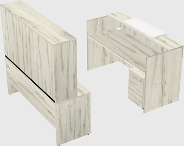 Modular reception desk
