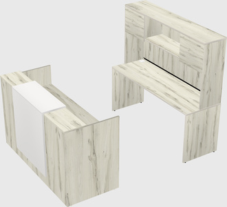 Modular reception desk