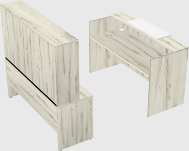 Modular reception desk