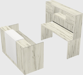 Modular reception desk