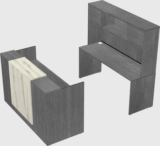 Modular reception desk