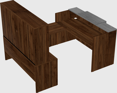 Modular reception desk