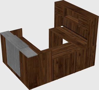 Modular reception desk