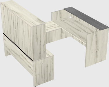 Modular reception desk