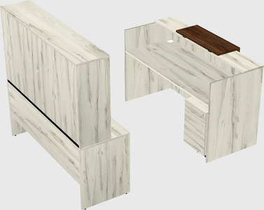 Modular reception desk