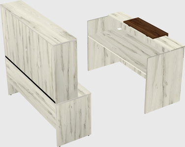 Modular reception desk