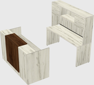 Modular reception desk